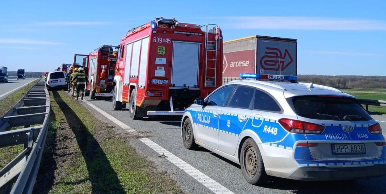 Nieprzytomny Tarnogórzanin. Akcja na autostradzie A1