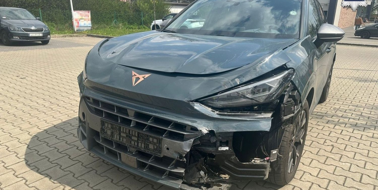 Wypadek w Radzionkowie. Ranny został motocyklista