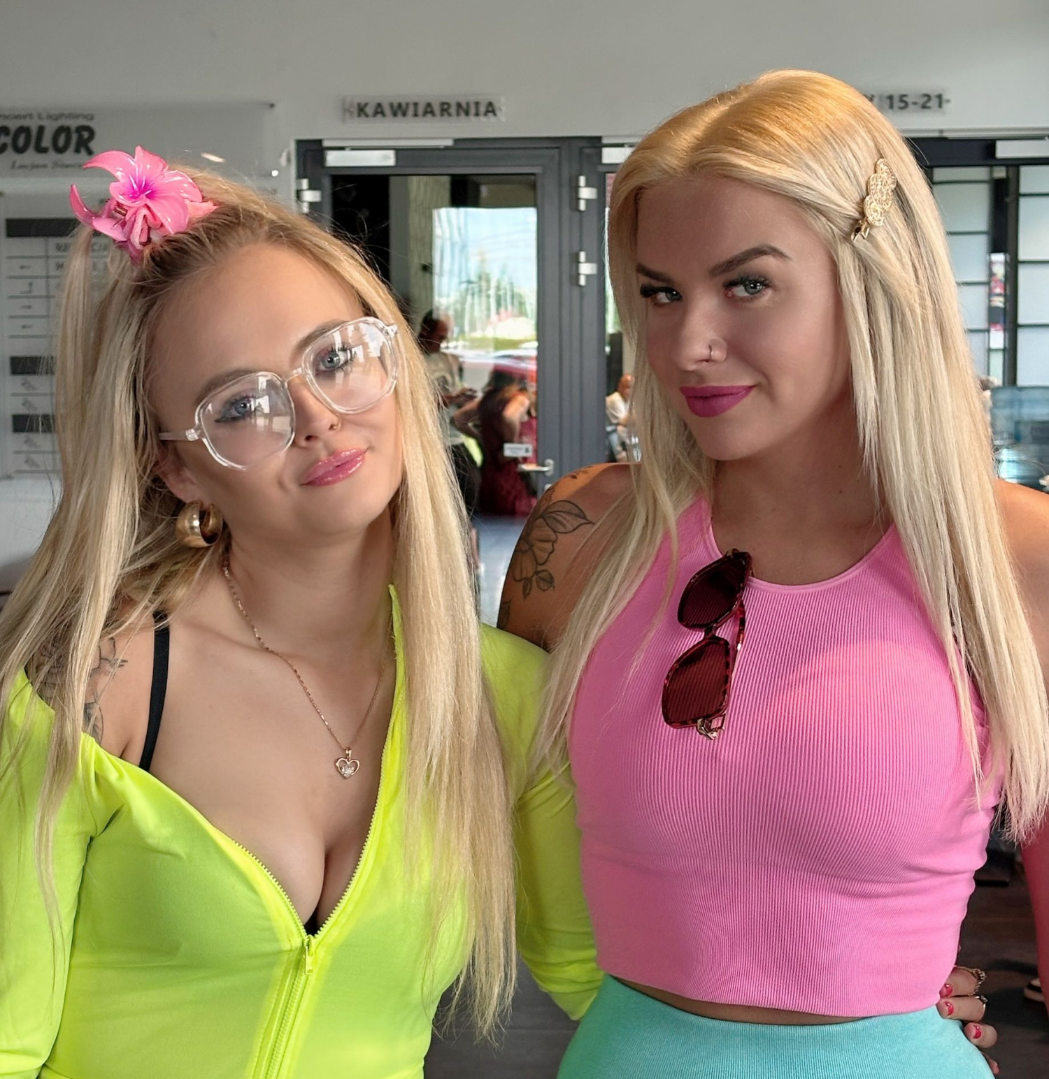 Sandra Kliś z koleżanką Natalią. Fot. Archiwum prywatne