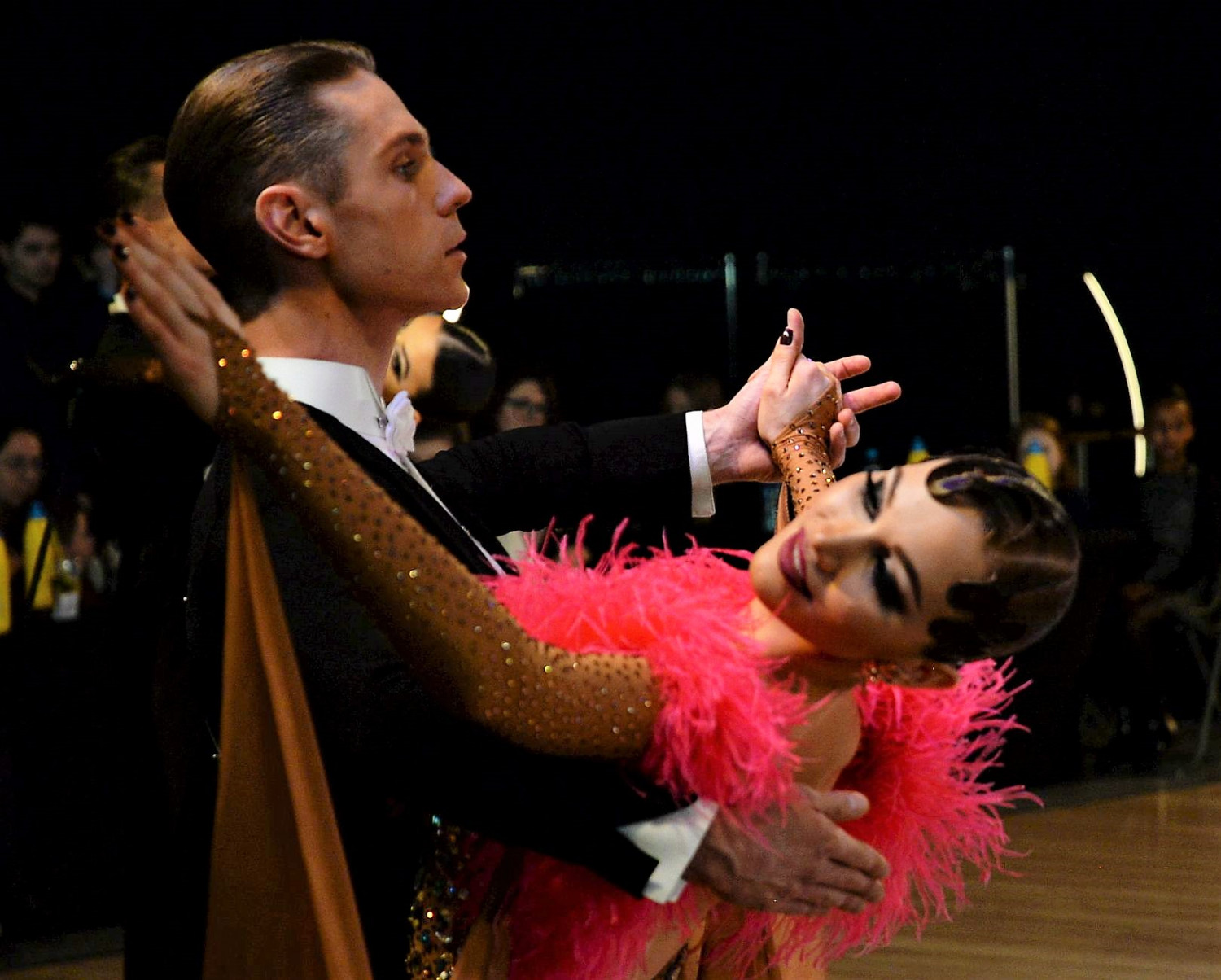 Karolina Kozów i Maciej Kadłubowski wygrali w tańcach standardowych Akademickie Mistrzostwa Polski Polskiego Towarzystwa Tanecznego. Fot. Jarosław Myśliwski