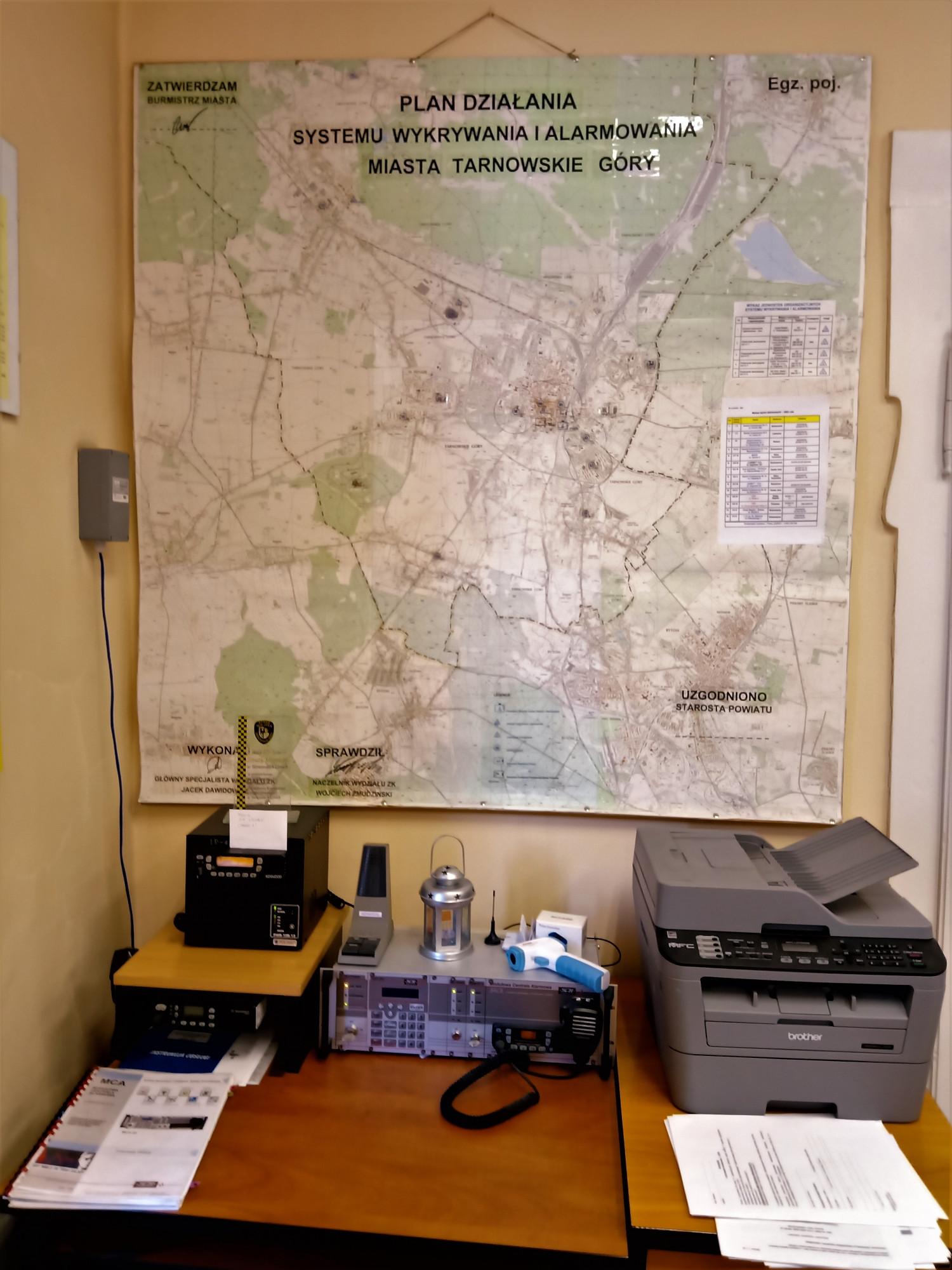 Wszystkie syreny alarmowe w Tarnowskich Górach można włączyć z Wydziału Zarządzania Kryzysowego UM. Fot. Jarosław Myśliwski