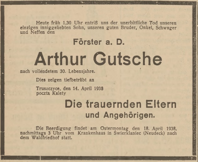 Archiwum: Ewangelicki cmentarz leśny w Świerklańcu - Waldfriedhof Neudeck Archiwum: Ewangelicki cmentarz leśny w Świerklańcu - Waldfriedhof Neudeck
