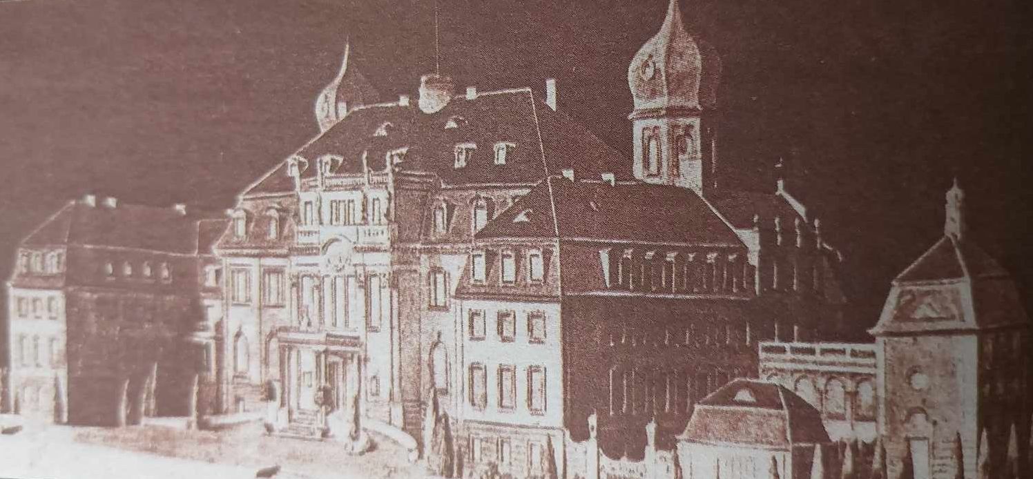 Makieta przebudowanego pałacu w Brynku, wykonana ok. 1900 r. Fot. Archiwum