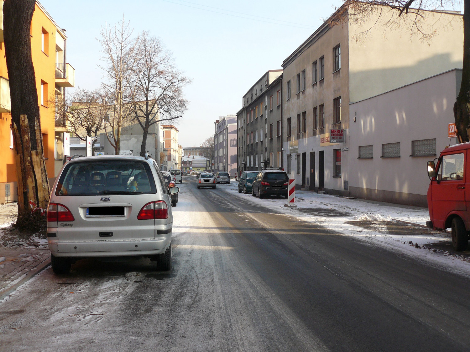 Tarnowskie Góry. Ul. Sobieskiego, 27 grudnia. Fot. Agnieszka Reczkin Tarnowskie Góry. Ul. Sobieskiego, 27 grudnia. Fot. Agnieszka Reczkin