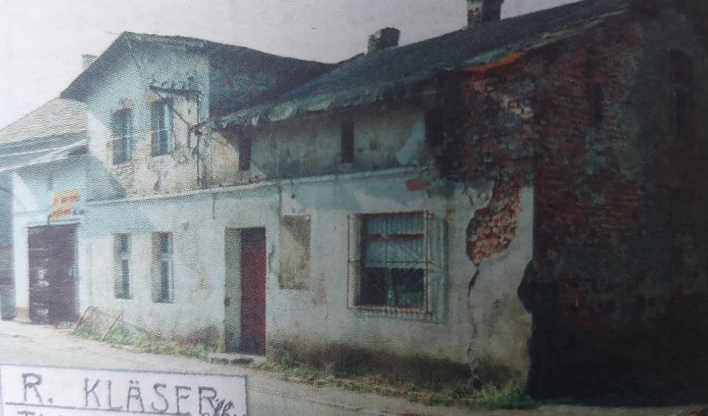 Dom w Tworogu, w którym był zakład fotograficzny  Roberta Klasera. Fot. Archiwum