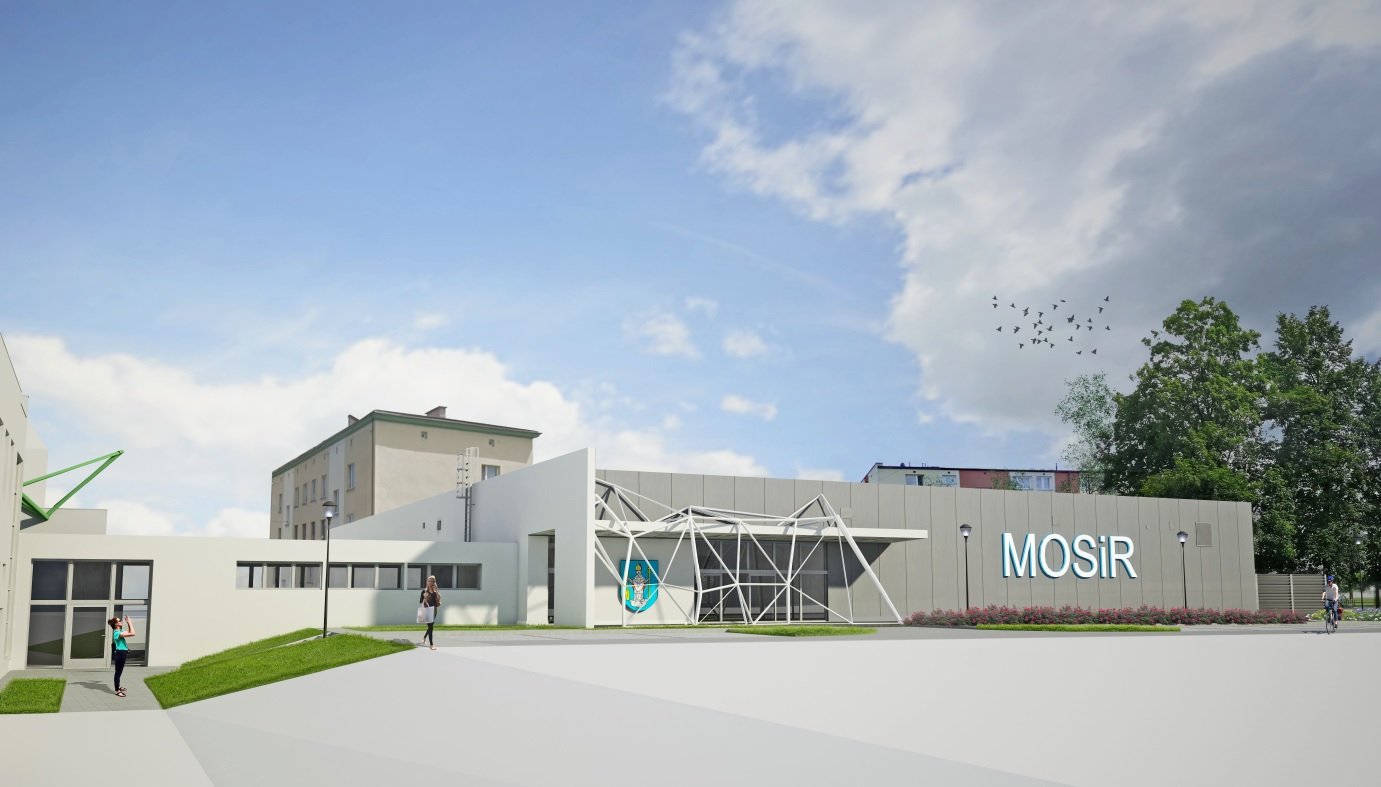 Wizualizacja pływalni. Fot. Archiwum UM